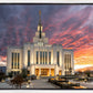 Saratoga Springs Utah Colorful Sunrise