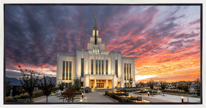 Saratoga Springs Utah Colorful Sunrise