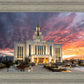 Saratoga Springs Utah Colorful Sunrise