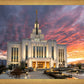 Saratoga Springs Utah Colorful Sunrise
