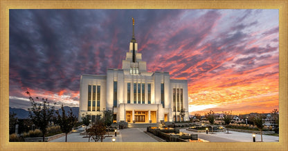 Saratoga Springs Utah Colorful Sunrise