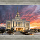 Saratoga Springs Utah Colorful Sunrise