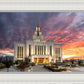 Saratoga Springs Utah Colorful Sunrise