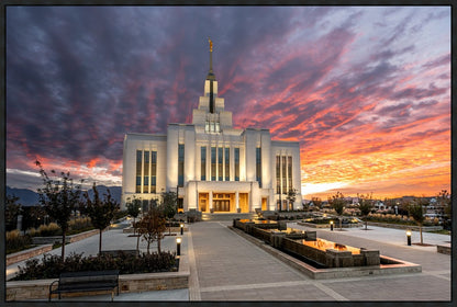 Saratoga Springs Utah Colorful Sunrise