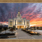 Saratoga Springs Utah Colorful Sunrise