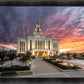 Saratoga Springs Utah Colorful Sunrise