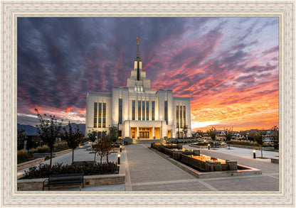 Saratoga Springs Utah Colorful Sunrise