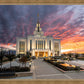 Saratoga Springs Utah Colorful Sunrise
