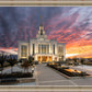 Saratoga Springs Utah Colorful Sunrise
