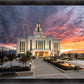 Saratoga Springs Utah Colorful Sunrise