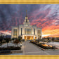 Saratoga Springs Utah Colorful Sunrise