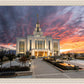Saratoga Springs Utah Colorful Sunrise