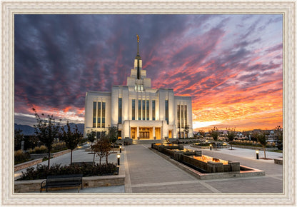 Saratoga Springs Utah Colorful Sunrise