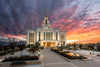 Saratoga Springs Utah Colorful Sunrise Large Wall Art