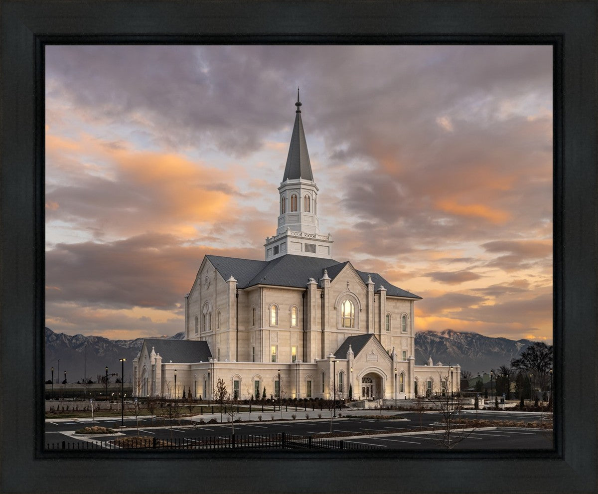 Taylorsville Utah Warm Evening Glow