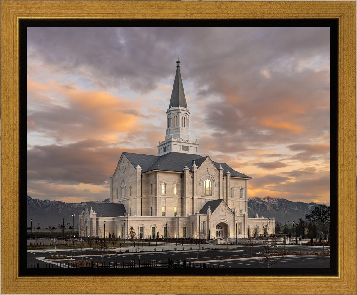 Taylorsville Utah Warm Evening Glow