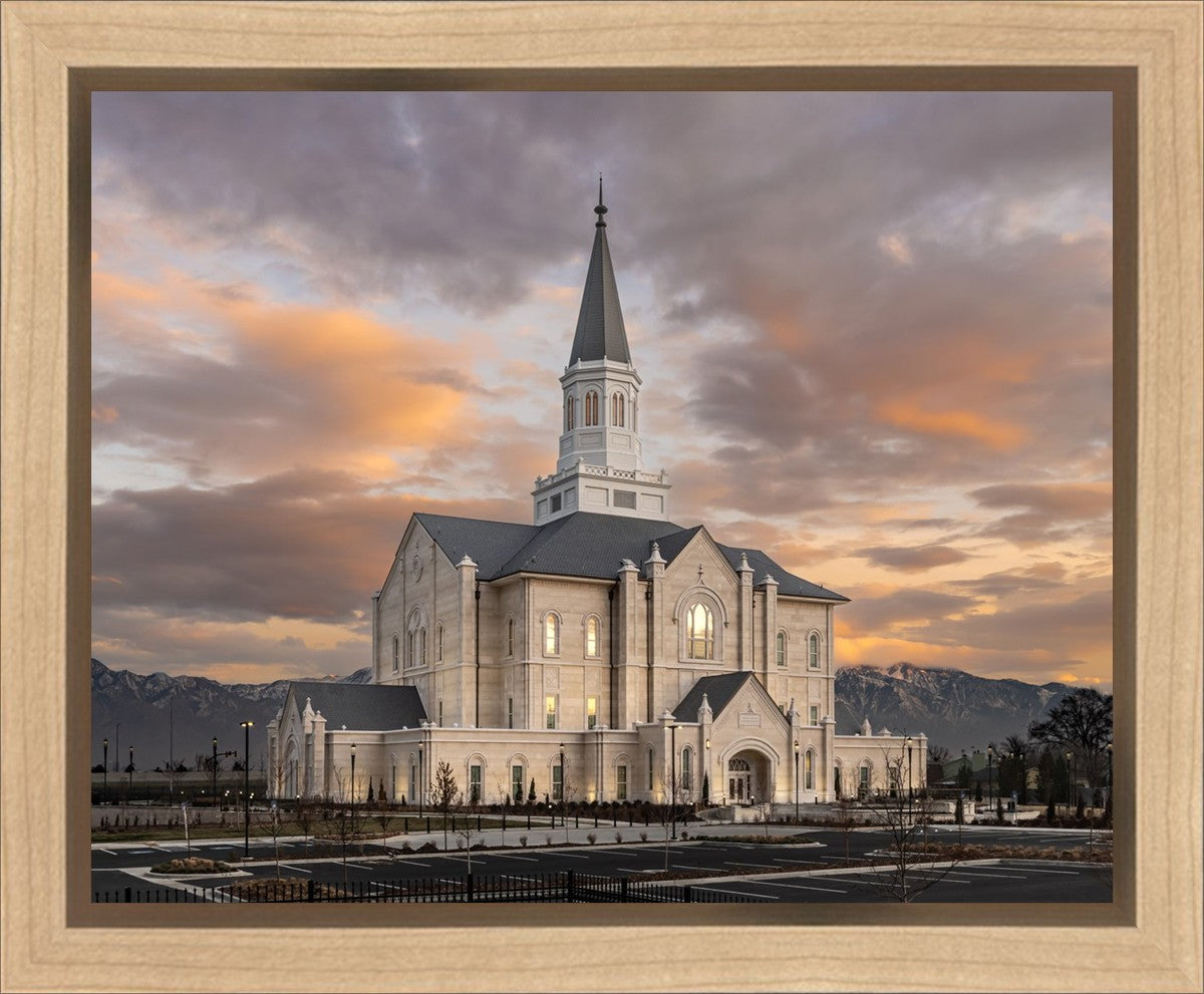 Taylorsville Utah Warm Evening Glow