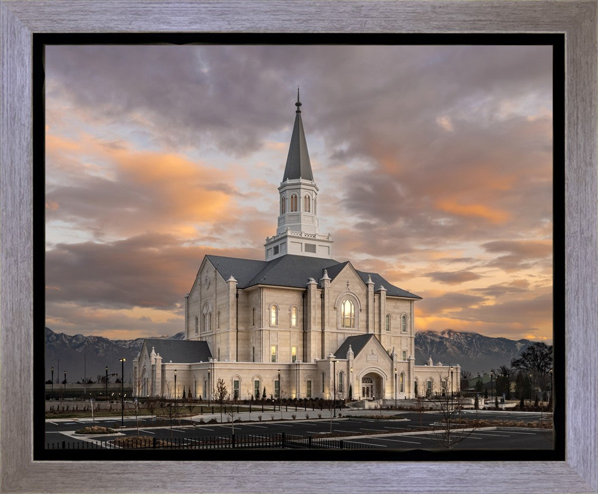 Taylorsville Utah Warm Evening Glow