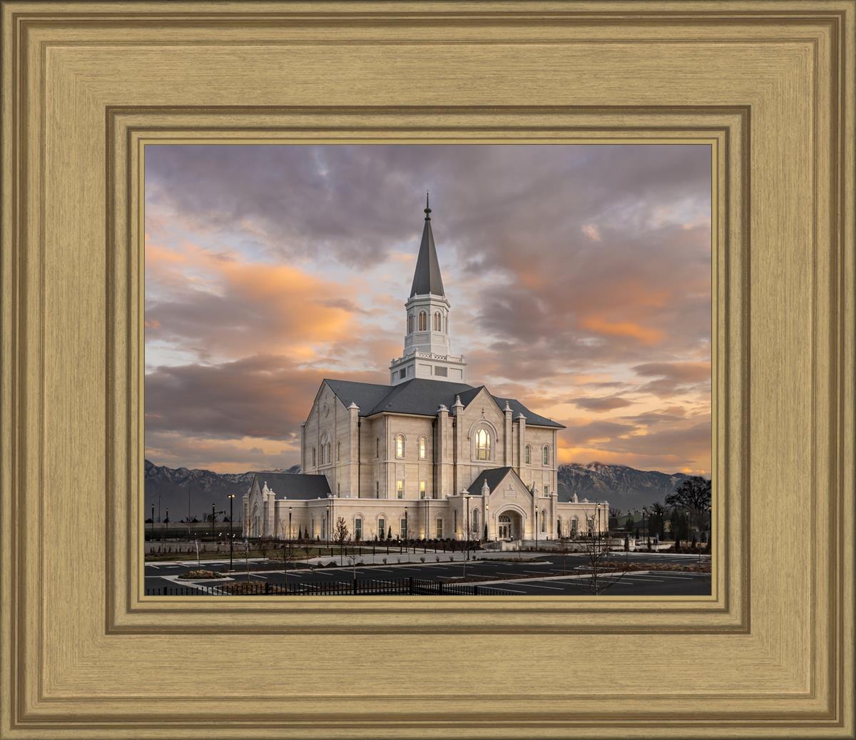 Taylorsville Utah Warm Evening Glow