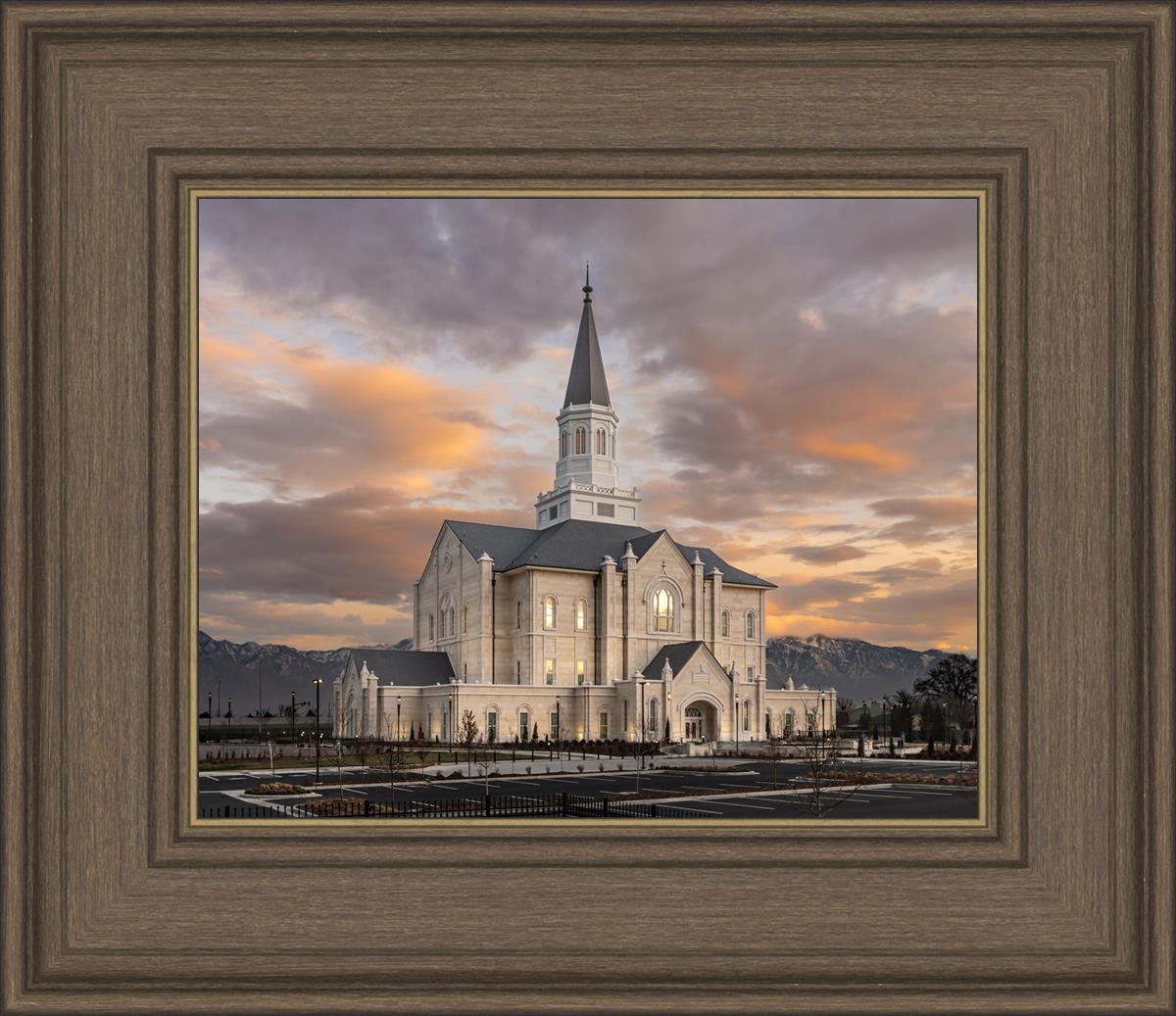 Taylorsville Utah Warm Evening Glow
