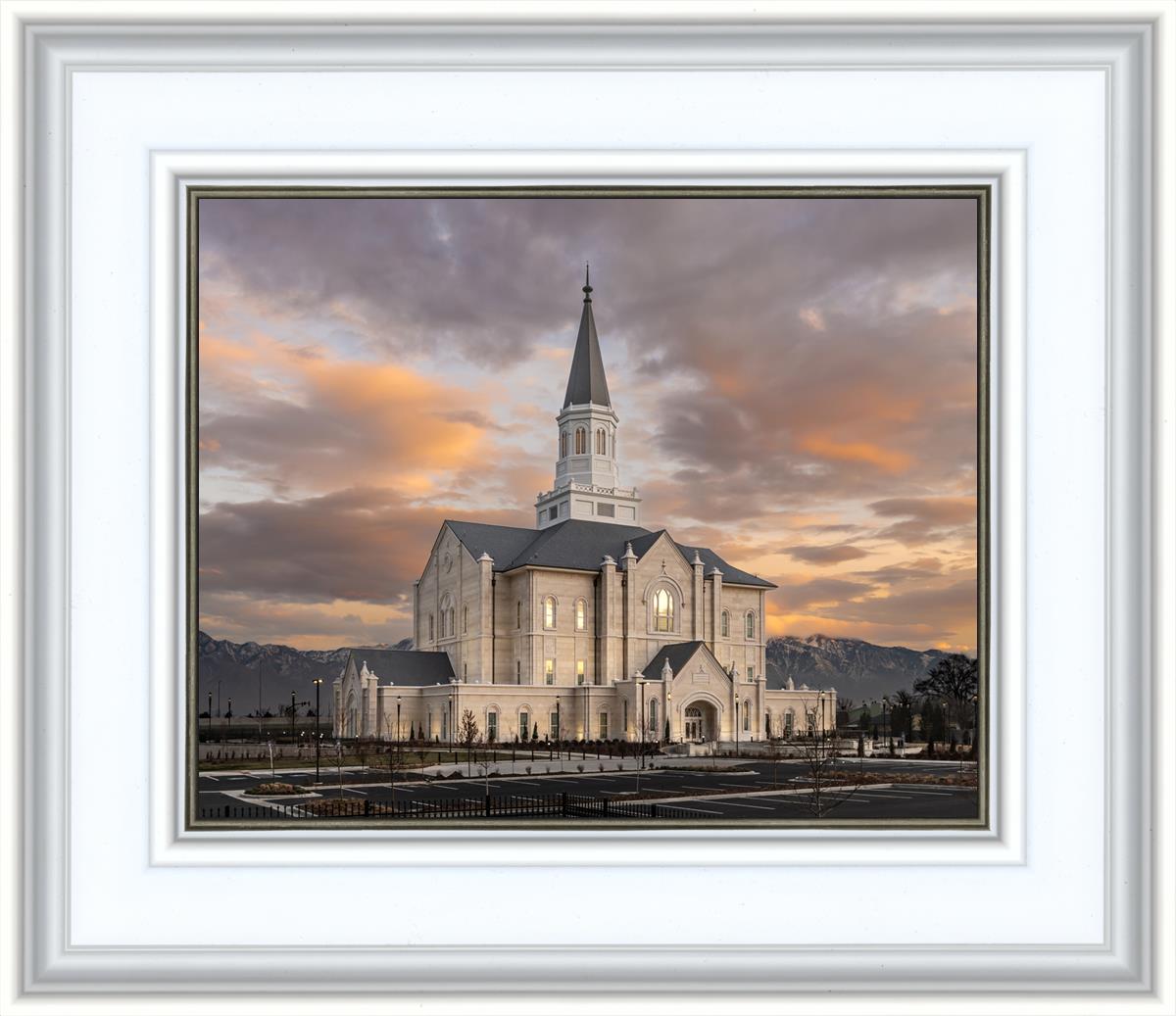 Taylorsville Utah Warm Evening Glow