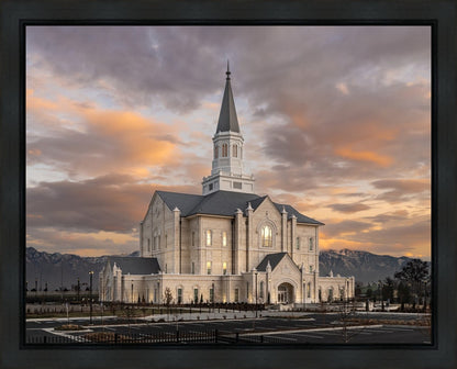 Taylorsville Utah Warm Evening Glow