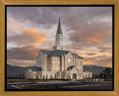 Taylorsville Utah Warm Evening Glow