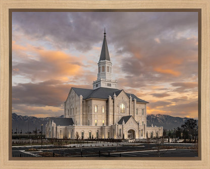 Taylorsville Utah Warm Evening Glow