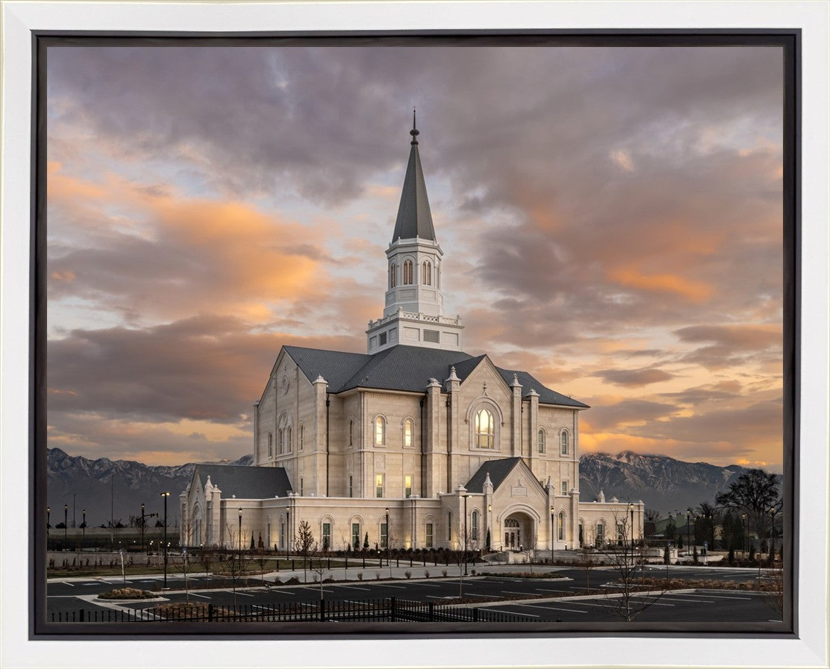 Taylorsville Utah Warm Evening Glow