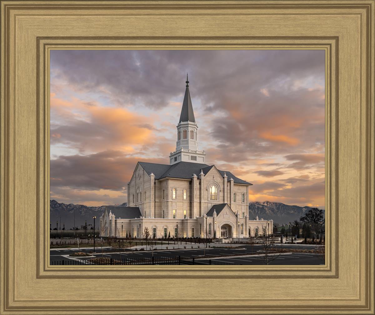 Taylorsville Utah Warm Evening Glow