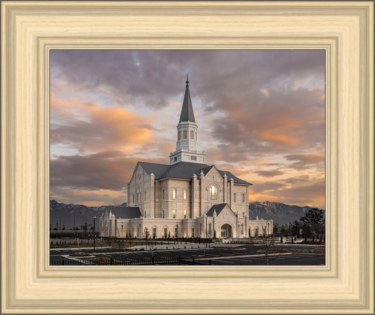 Taylorsville Utah Warm Evening Glow