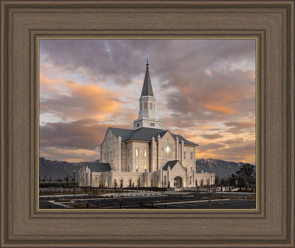 Taylorsville Utah Warm Evening Glow
