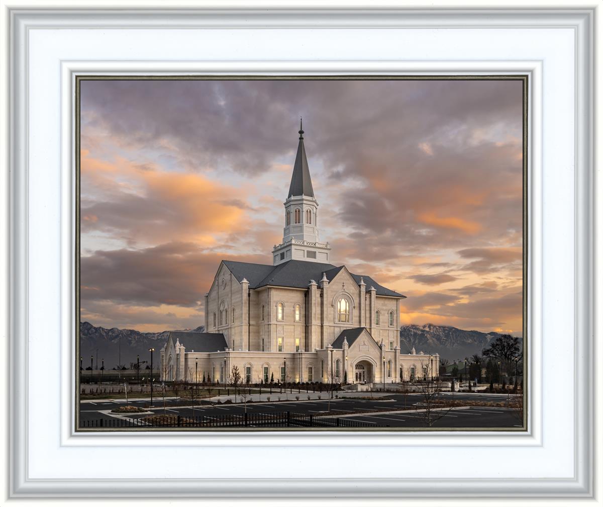 Taylorsville Utah Warm Evening Glow