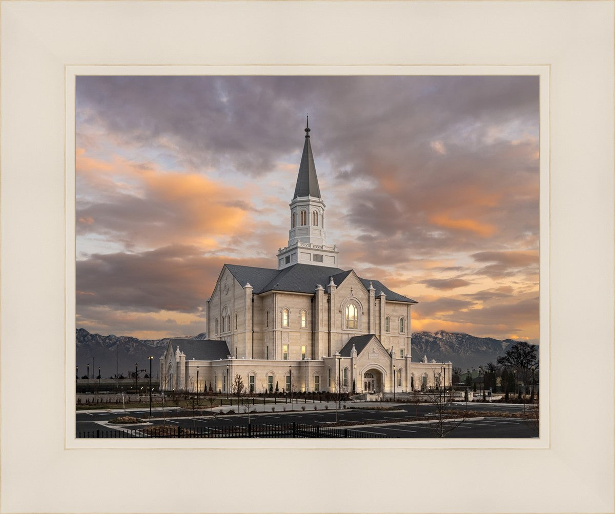 Taylorsville Utah Warm Evening Glow