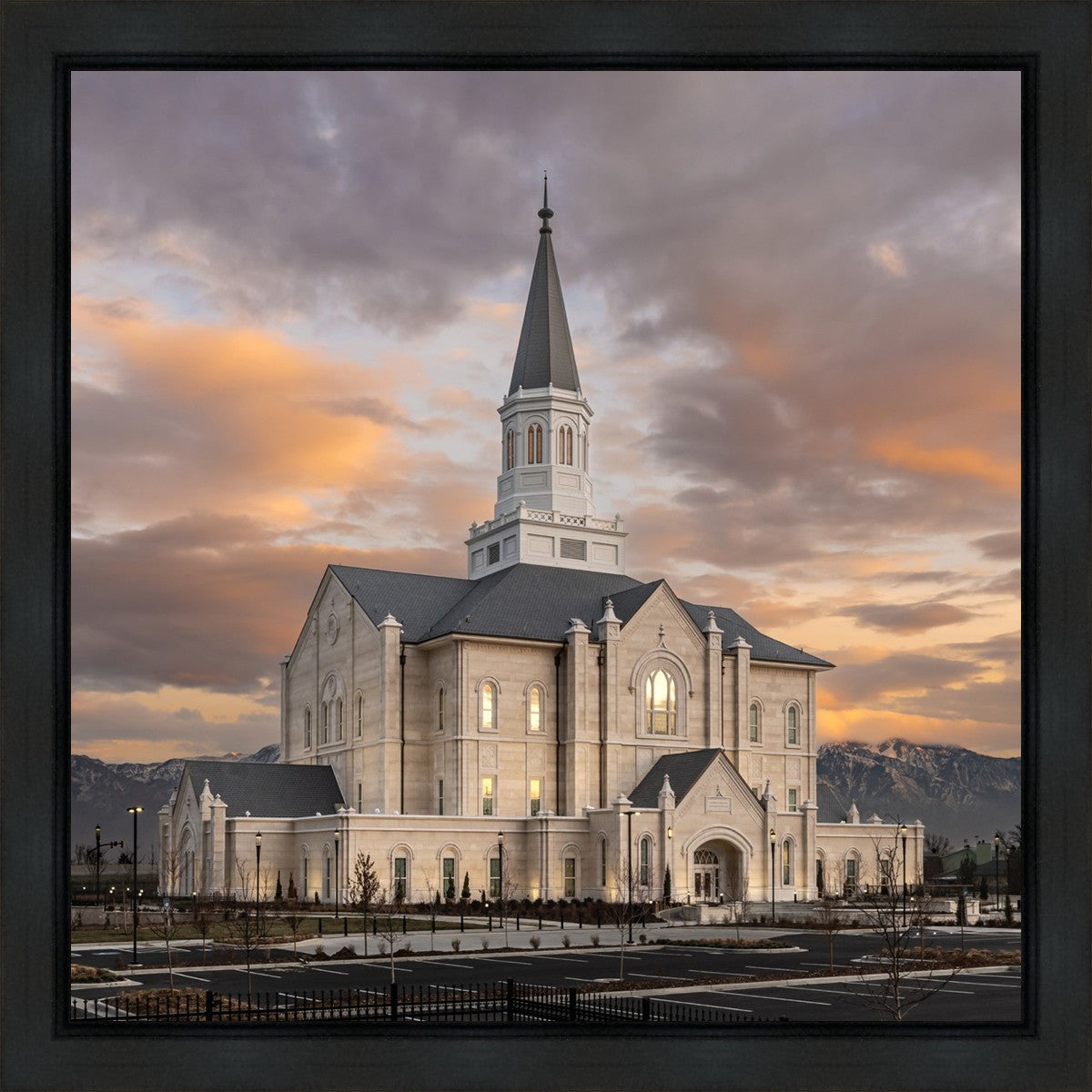 Taylorsville Utah Warm Evening Glow