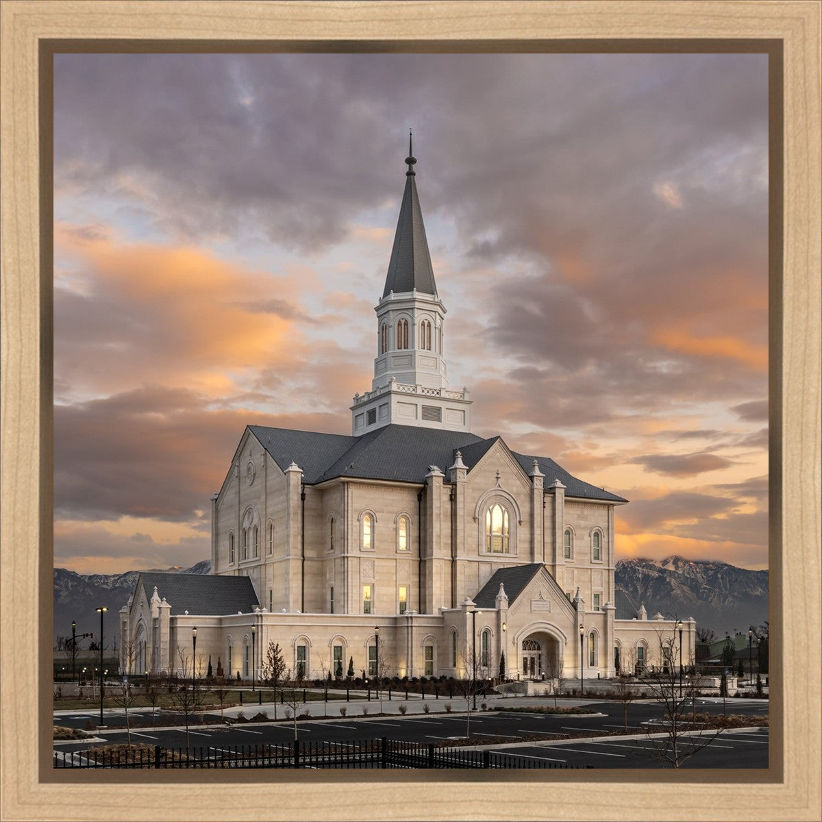 Taylorsville Utah Warm Evening Glow