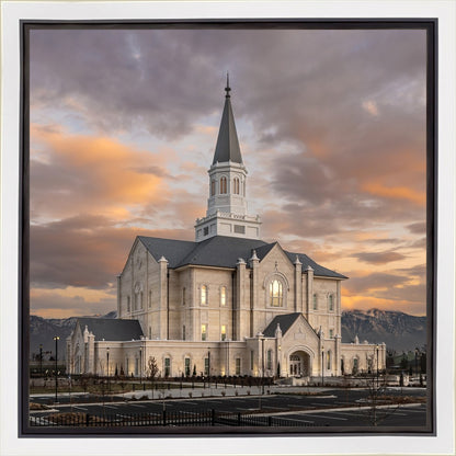 Taylorsville Utah Warm Evening Glow
