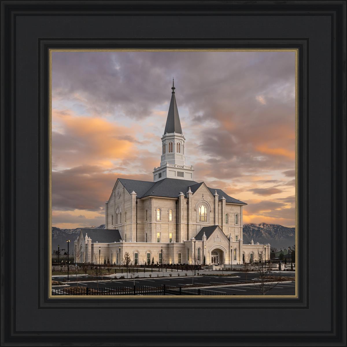 Taylorsville Utah Warm Evening Glow