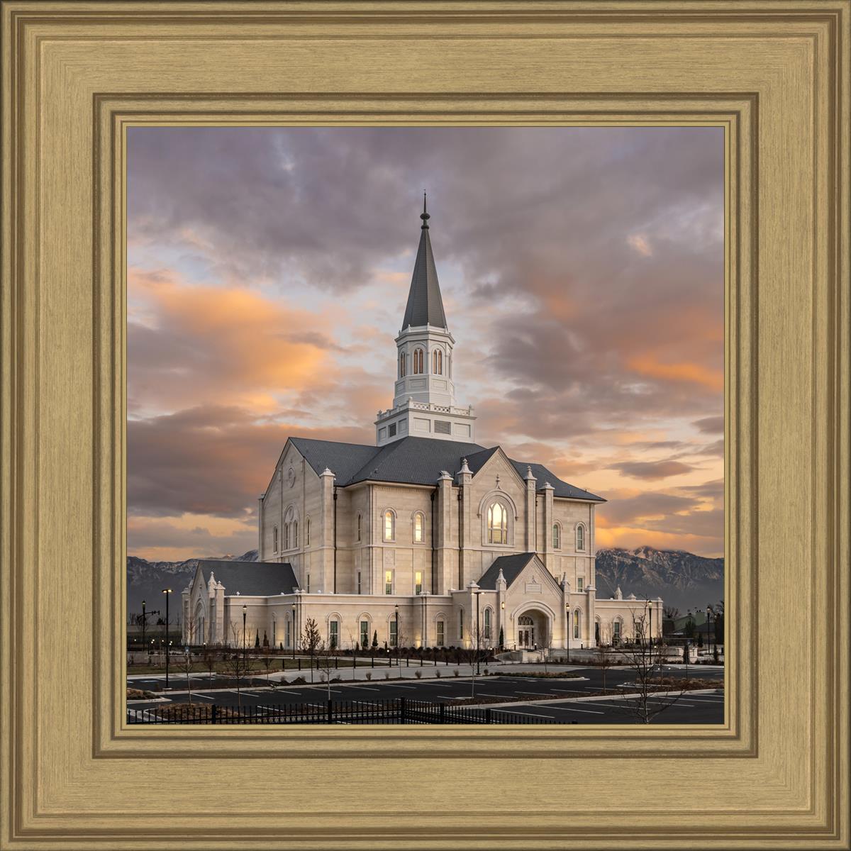 Taylorsville Utah Warm Evening Glow