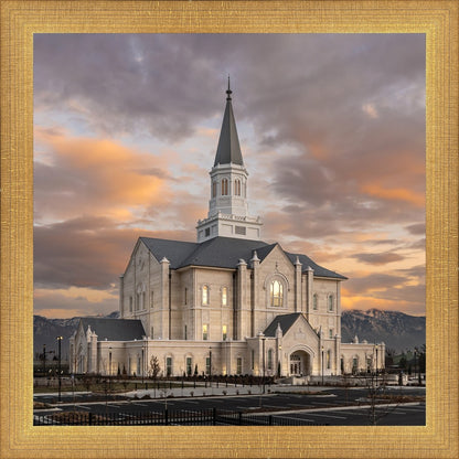 Taylorsville Utah Warm Evening Glow