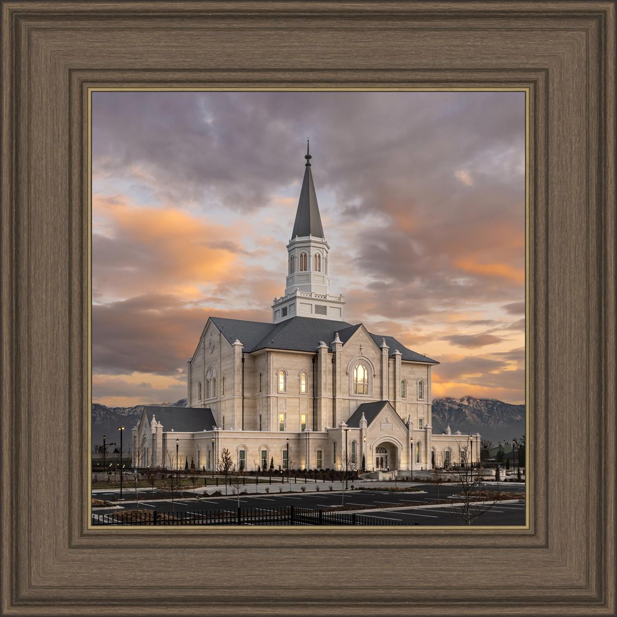 Taylorsville Utah Warm Evening Glow