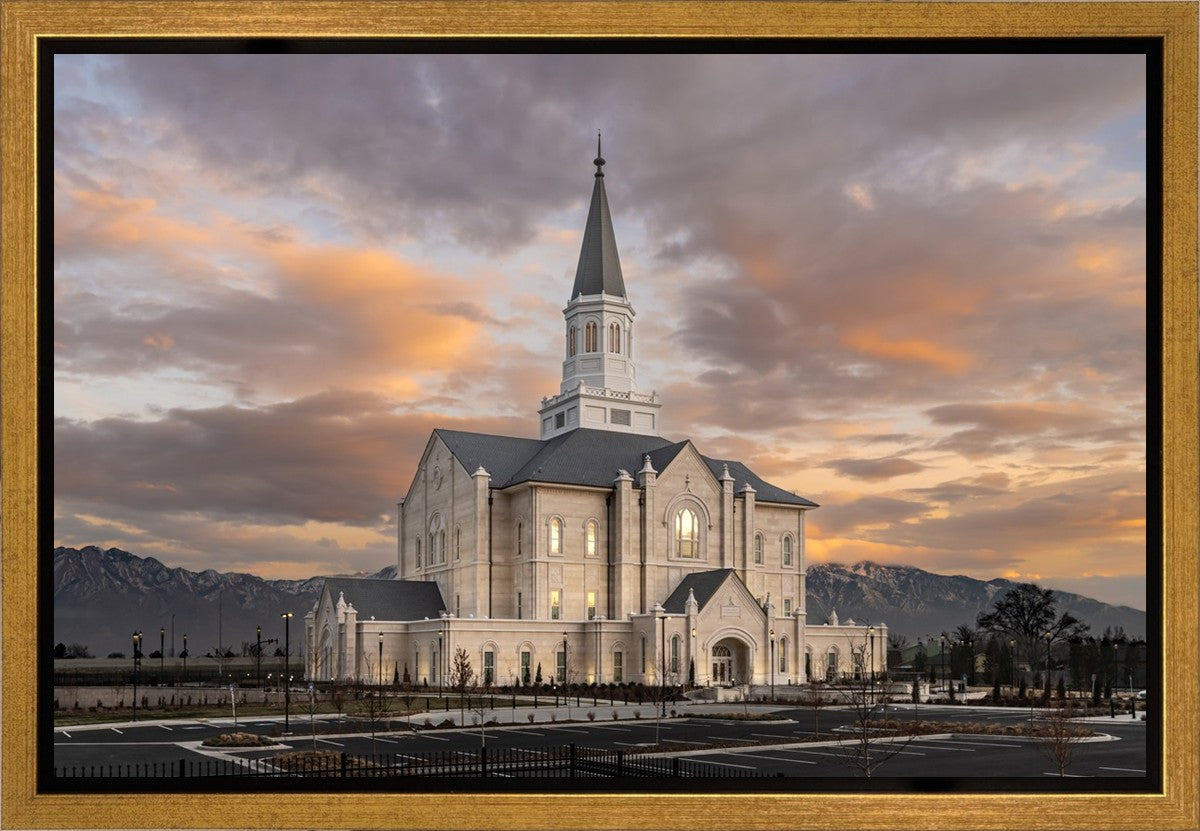 Taylorsville Utah Warm Evening Glow