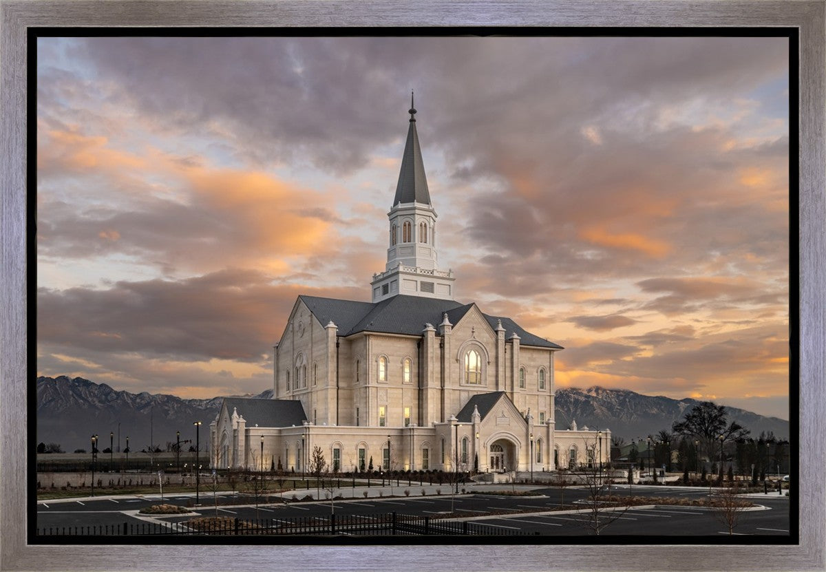 Taylorsville Utah Warm Evening Glow