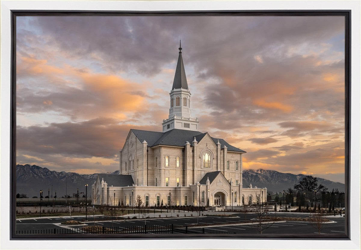 Taylorsville Utah Warm Evening Glow