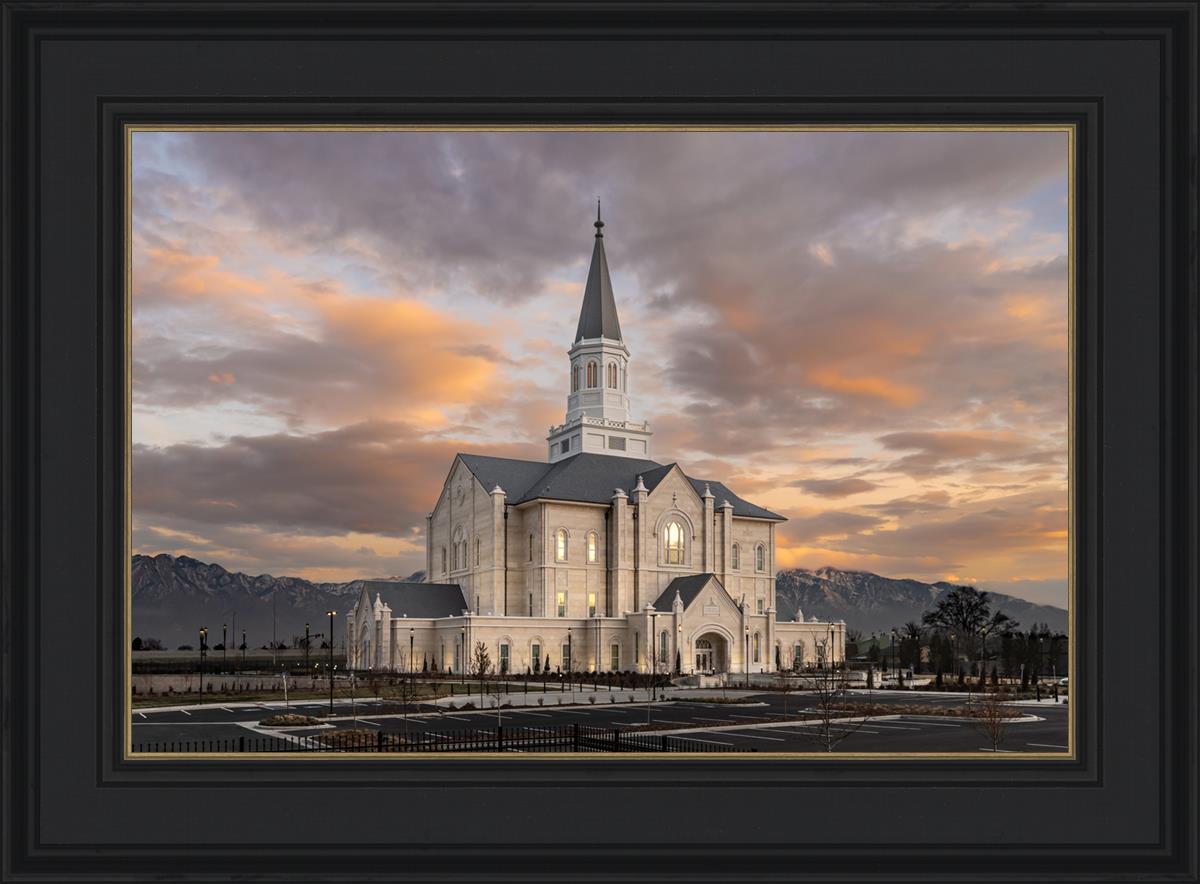 Taylorsville Utah Warm Evening Glow
