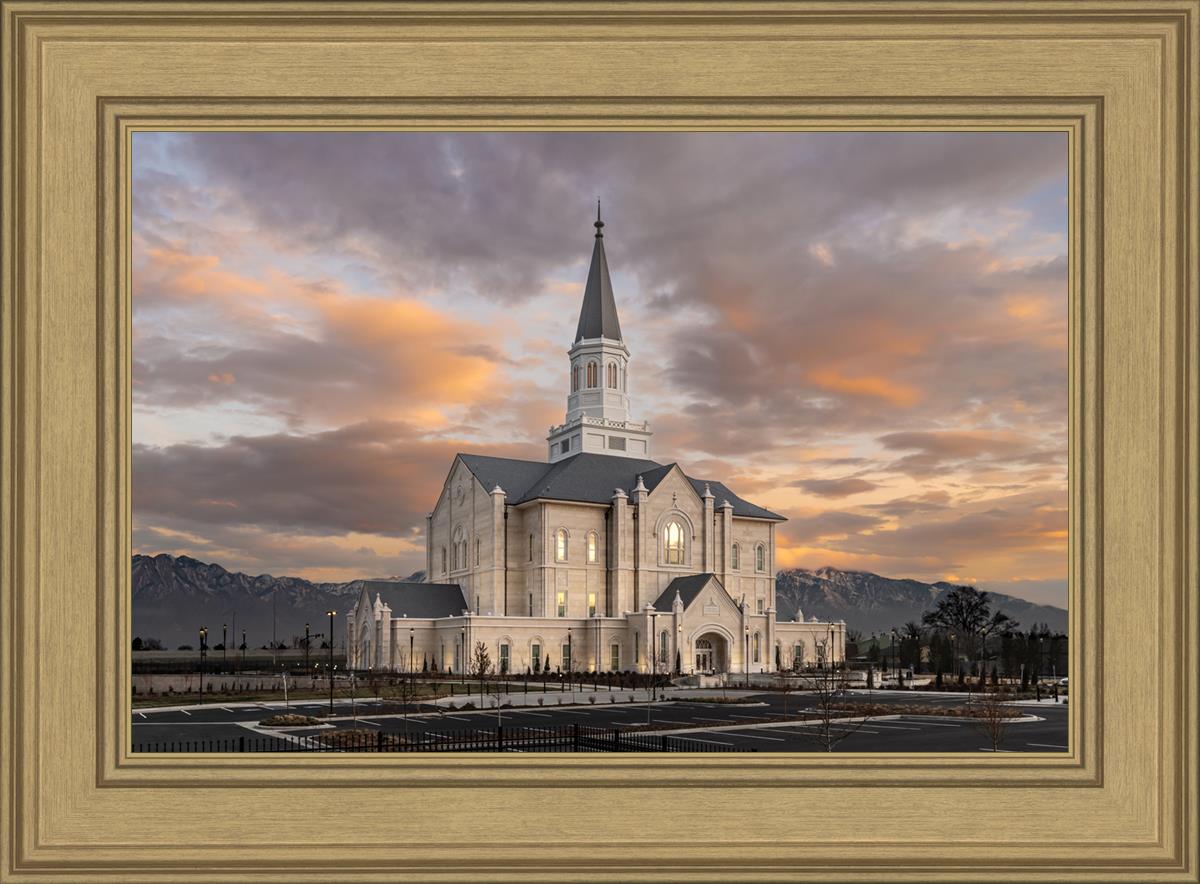Taylorsville Utah Warm Evening Glow
