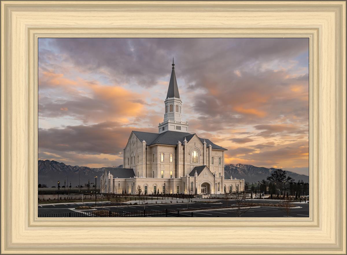 Taylorsville Utah Warm Evening Glow