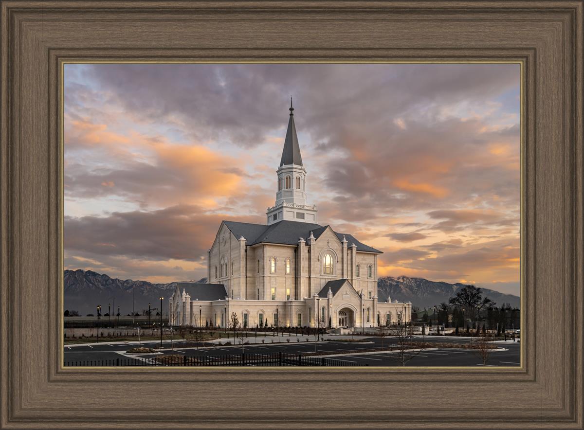 Taylorsville Utah Warm Evening Glow