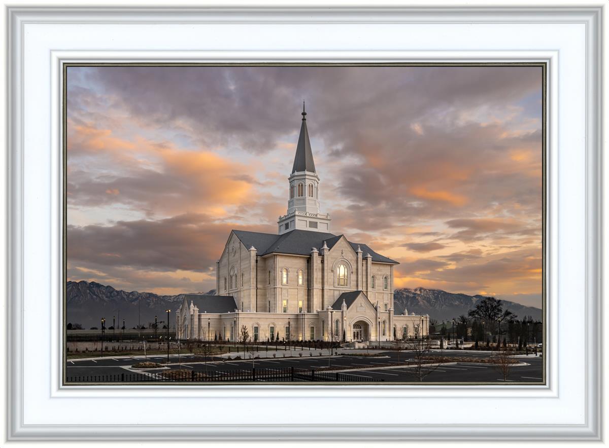 Taylorsville Utah Warm Evening Glow