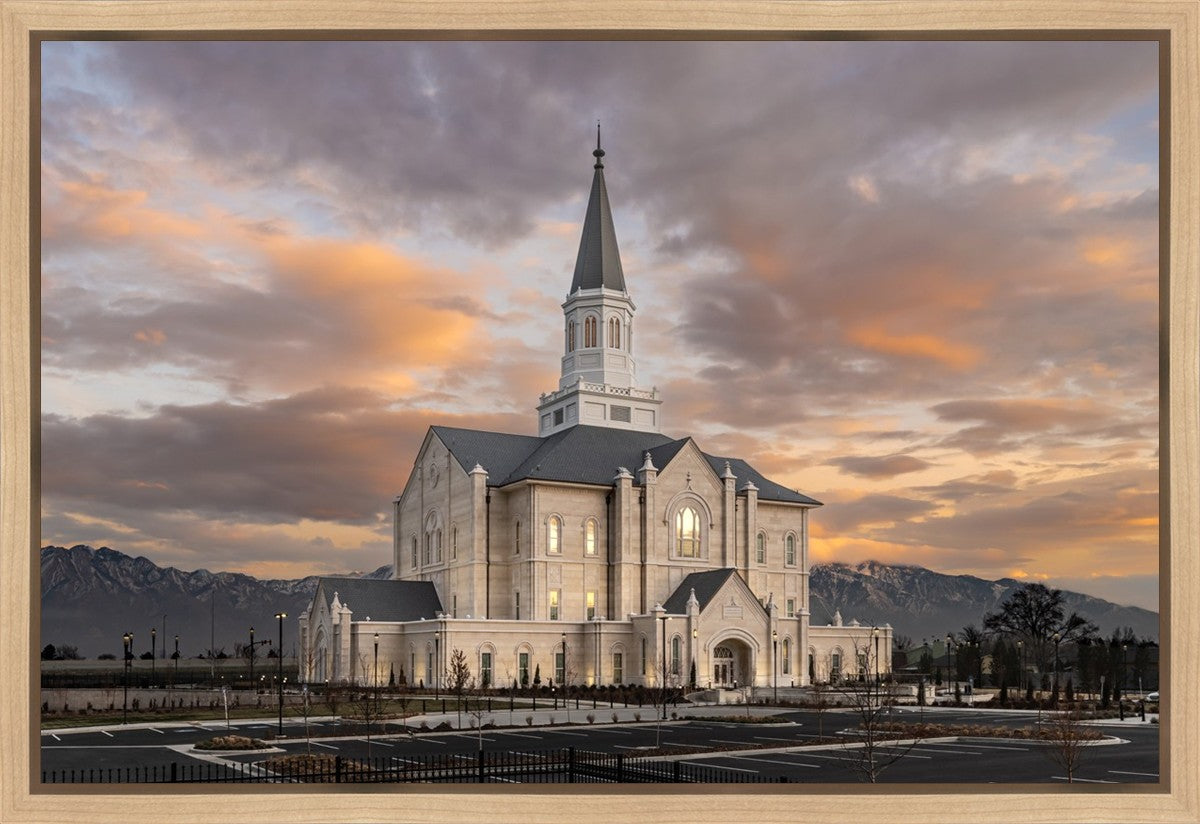 Taylorsville Utah Warm Evening Glow